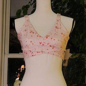 JustFab active wrap front sports bra